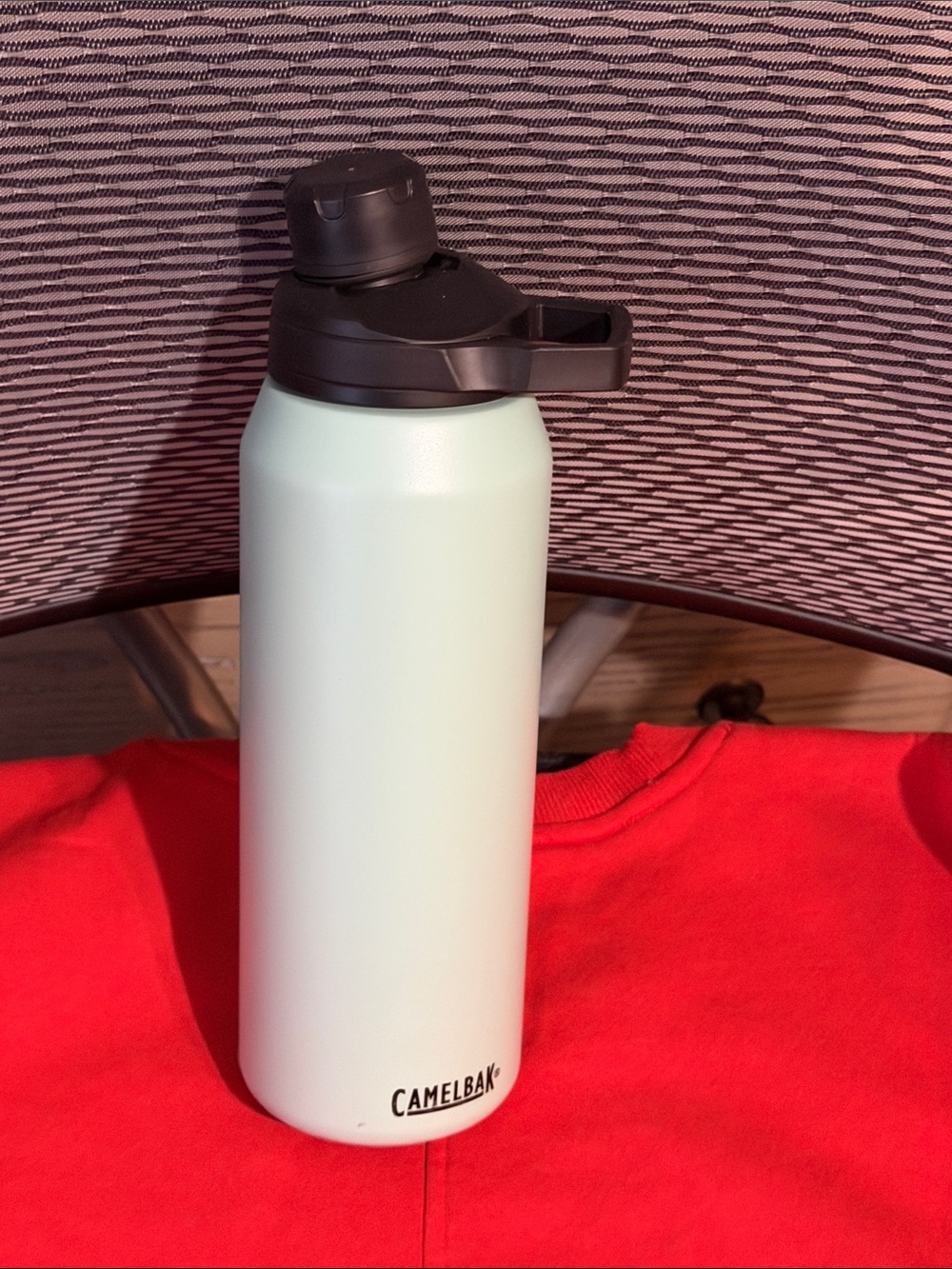 CamelBak Powder Blue and Black Insulated Water Bottle
